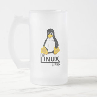 Jag är Linux-användare Frostat Ölglas
