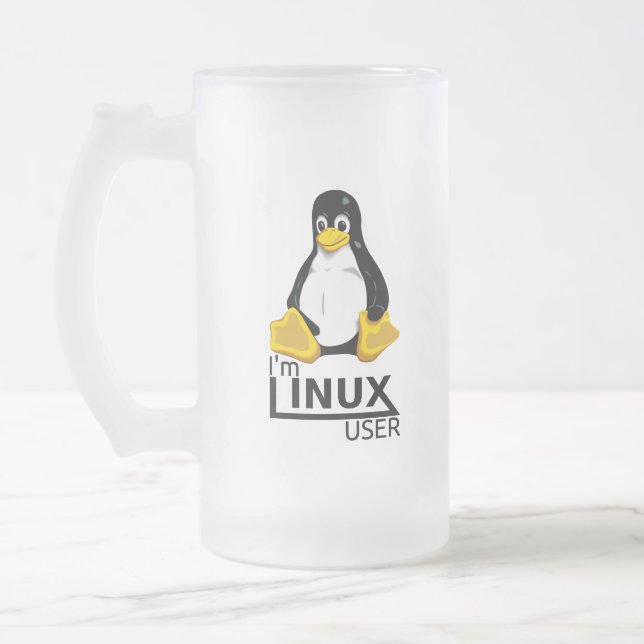 Jag är Linux-användare Frostat Ölglas (Vänster)