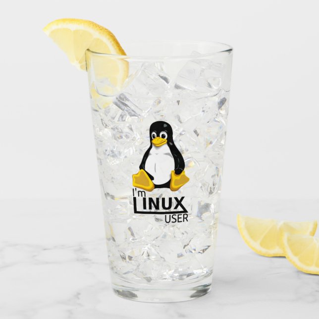 Jag är Linux-användare Glaskopp (Framsida Ice)