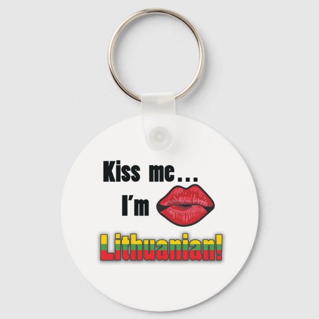 Jag är litauisk nyckelring (Framsida)