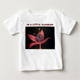 JAG ÄR LITE, BLOMMAR baby T Shirt