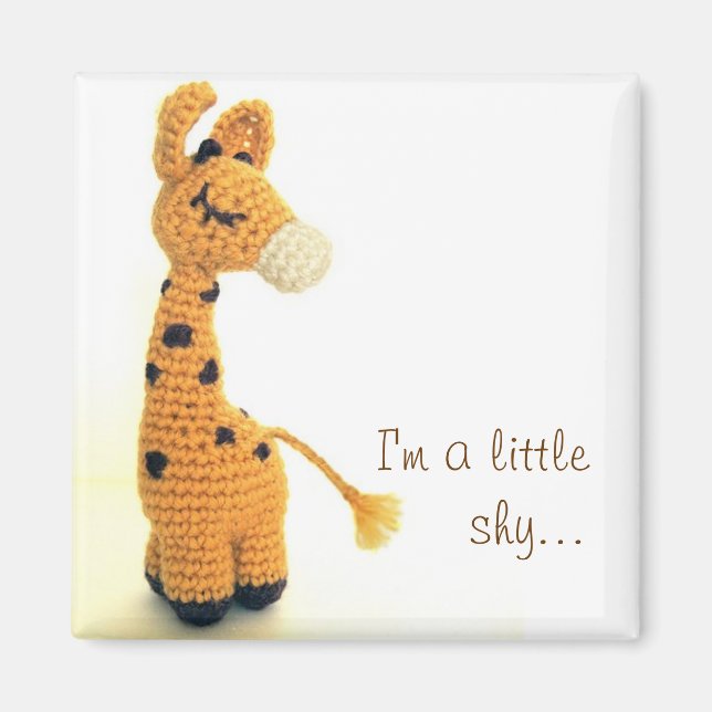 Jag är lite blyg... magnet (Framsidan)