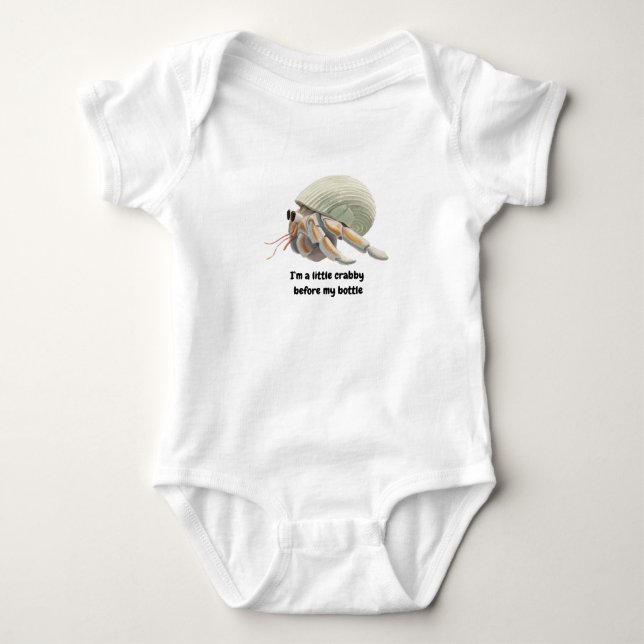 Jag är lite grinig innan min flaska  t shirt (Framsida)