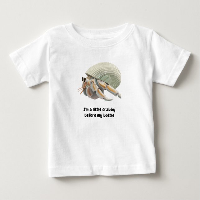 Jag är lite grinig innan min flaska T-shirt (Framsida)