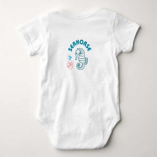 Jag är lite... SEAHORSE! T Shirt (Baksida)