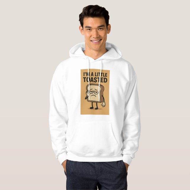 Jag är lite tostad hoodie (Hel framsida)
