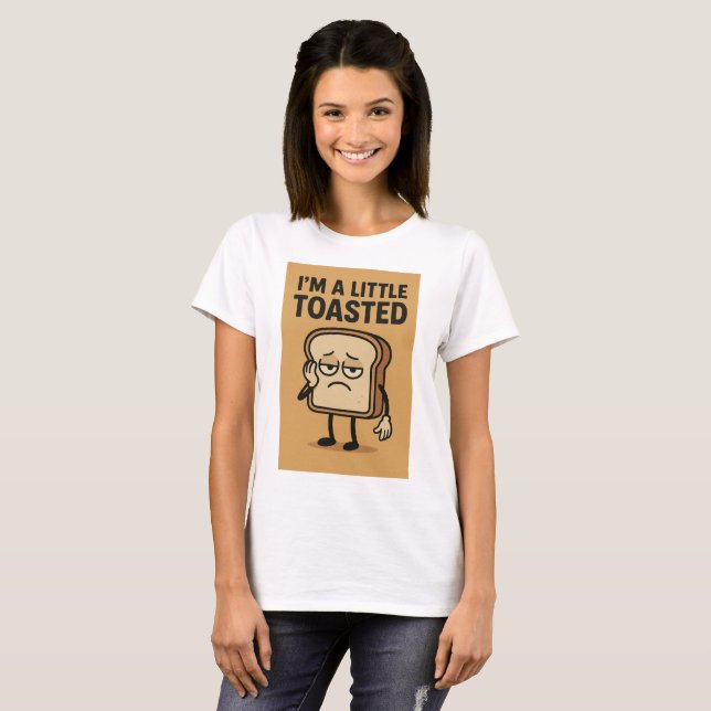 Jag är lite tostad t shirt (Hel framsida)
