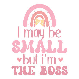 Jag är liten men jag är chef t shirt