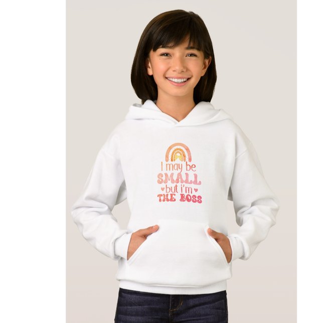 Jag är liten men jag är chef t shirt (cute  hoodie I am small but i am boss)