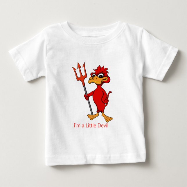 Jag är Little Djävulen Baby T-Shirt (Framsida)
