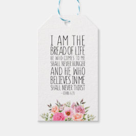 Jag är livets bröd, John 6:35 Presentetikett