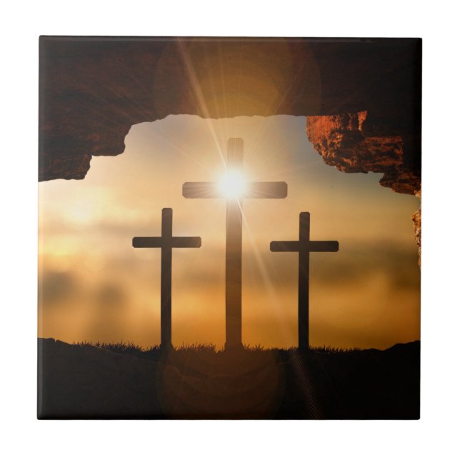 Jag är ljuset på världsarenan. kakelplatta (Framsidan)