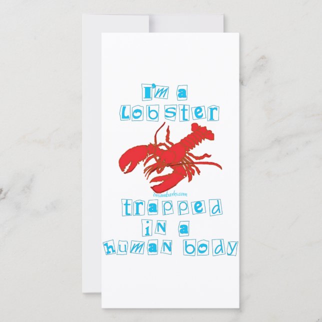 Jag är Lobster (Framsida)