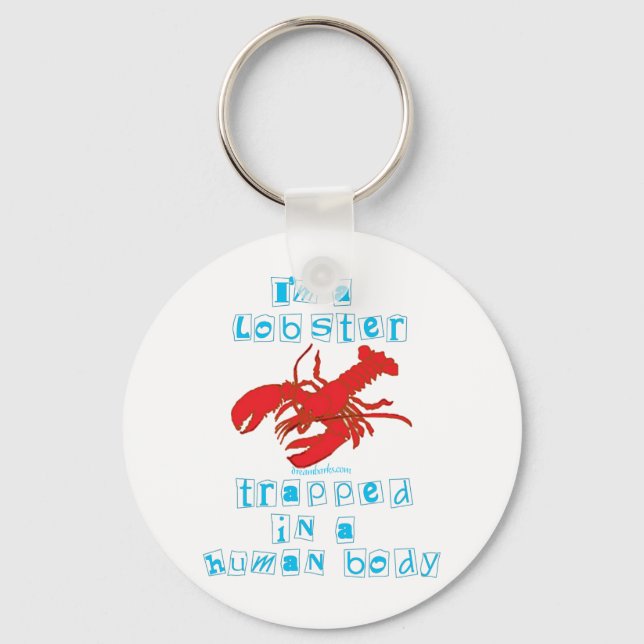 Jag är Lobster Nyckelring (Framsida)