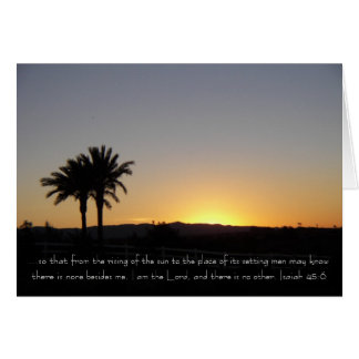Jag är Lord Sunset Hälsningskort