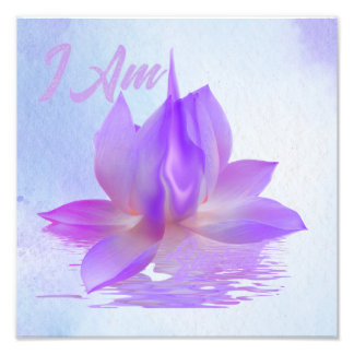 Jag Är Lotus Violett Flamma Fototryck