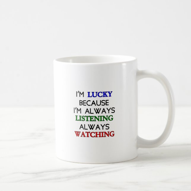 Jag är Lucky Kaffemugg (Höger)