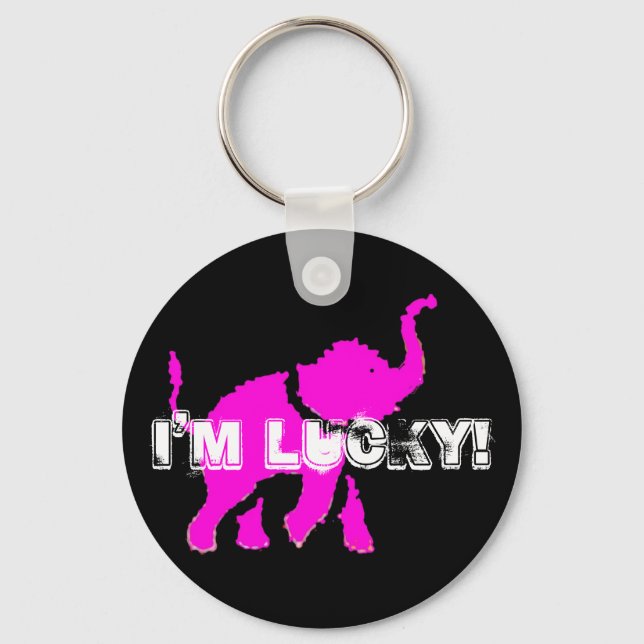Jag är Lucky! Nyckelring (Framsida)