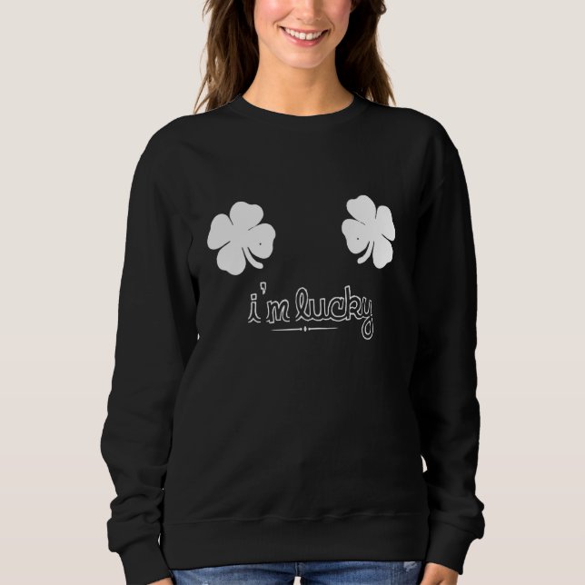 Jag är Lucky St.Patricks Day Saint patrick Funny W T Shirt (Framsida)
