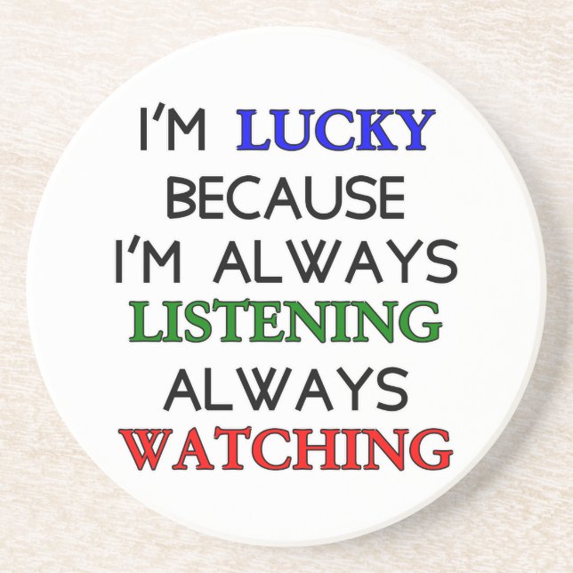 Jag är Lucky Underlägg (Framsidan)