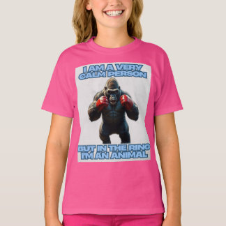 Jag är Lugn Person, men i Ring är jag ett djur T Shirt