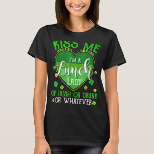 Jag är Lunch Dam Funny St Patrick Day Retro T Shirt