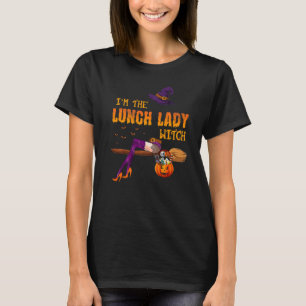 Jag är Lunch Dam Witch, underbart Scary Costume Ha T Shirt