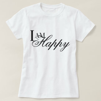 Jag är lycklig affirmation metta bön T-Shirt