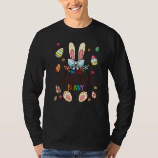 Jag är Lycklig Bunny Påsk Day Matching Familg Egg T Shirt