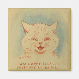 Jag är Lycklig eftersom alla Kärlek mig (Ginger Ca Magnet