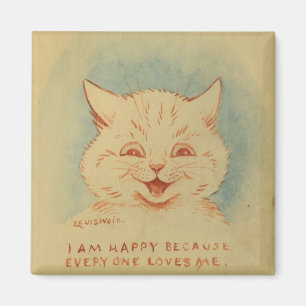 Jag är Lycklig eftersom alla Kärlek mig (Ginger Ca Magnet