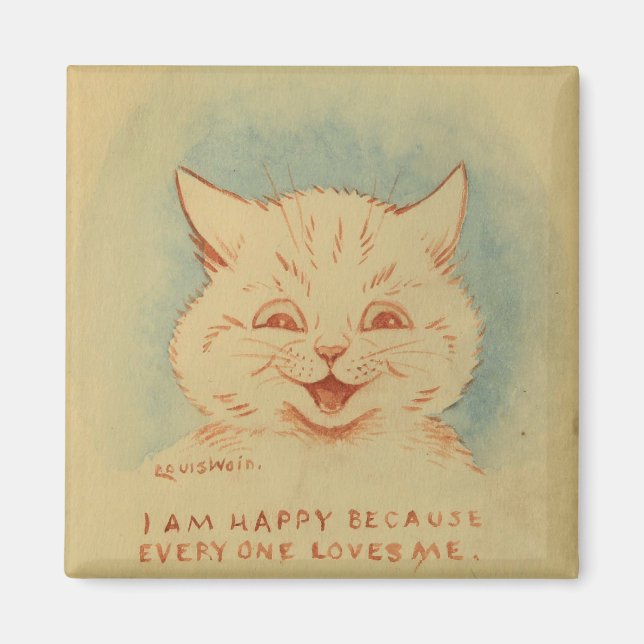 Jag är Lycklig eftersom alla Kärlek mig (Ginger Ca Magnet (Framsidan)