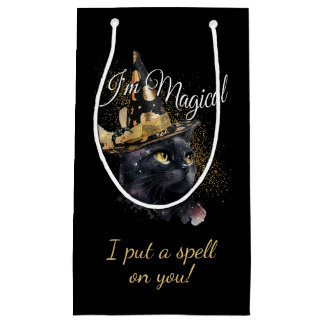 Jag är Magic Black Cat Anpassade Gift Bag