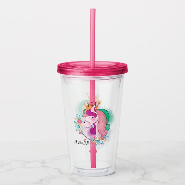 Jag är Magic Unicorn Take Away Mugg (Framsida)