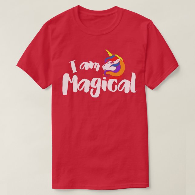 Jag är magisk t shirt (Design framsida)