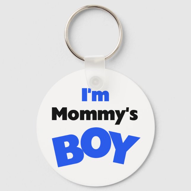 Jag är Mamma Boy T-shirts och Gifts Nyckelring (Framsida)
