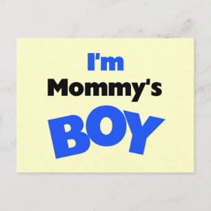 Jag är Mamma Boy T-shirts och Gifts Vykort