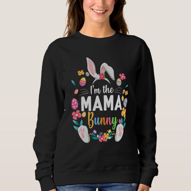 Jag är Mamma Bunny Matching Family Påsk Party 1 T Shirt (Framsida)