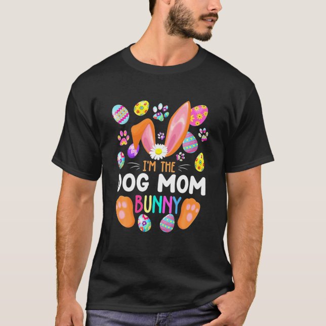 Jag är Mamma Bunny Matching Family Påsk Party T Shirt (Framsida)