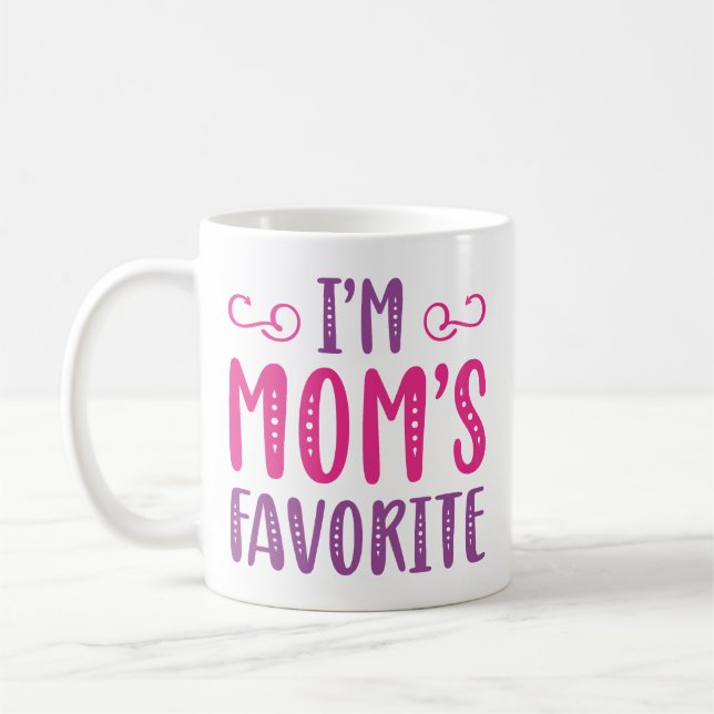 Jag är Mamma favoriter Kaffemugg (Vänster)