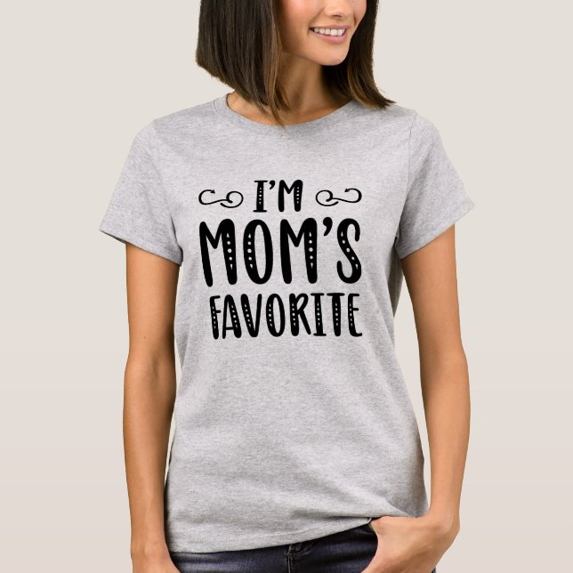 Jag är Mamma favoriter T Shirt (Framsida)