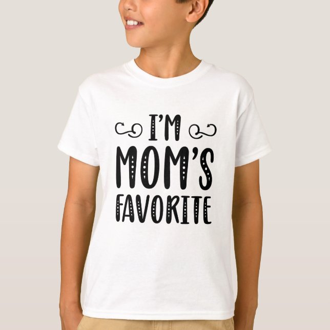 Jag är Mamma favoriter T Shirt (Framsida)