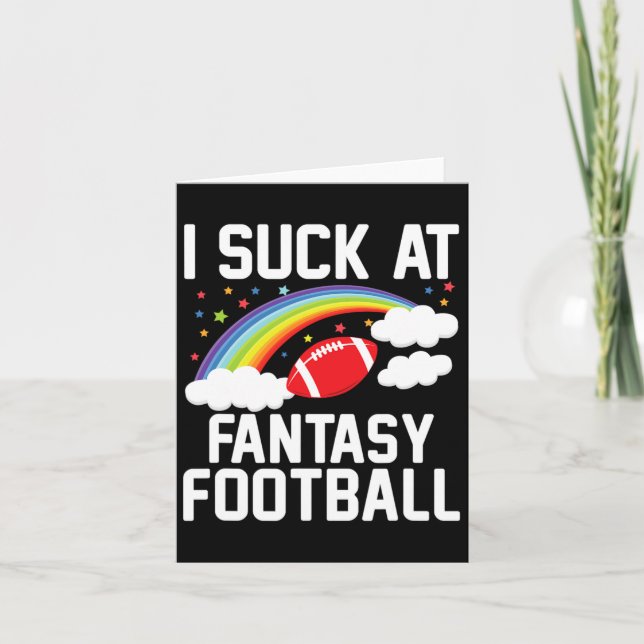 Jag Är Mamma Men's Fantasy Football Förlorare - Sv Kort (Framsida)