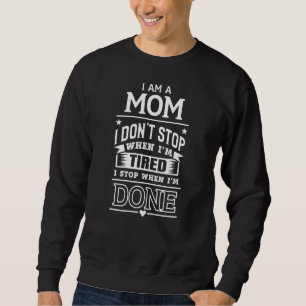 Jag är Mamma Mors dag Lång Ärmad Tröja