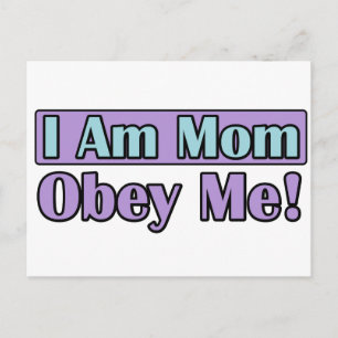 Jag är Mamma, Obey Me! Vykort