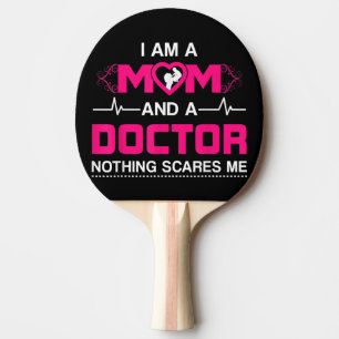 Jag är Mamma och A Doktor Ingenting Skrämmer mig - Pingisracket