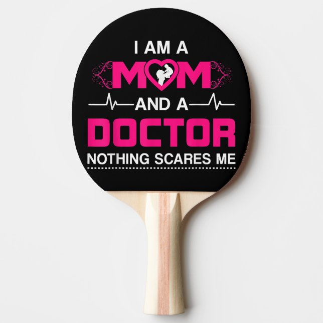 Jag är Mamma och A Doktor Ingenting Skrämmer mig - Pingisracket (Framsidan)