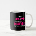 Jag är Mamma och inget Skrämmer mig... Kaffemugg<br><div class="desc">Jag är Mamma och inget Skrämmer mig.</div>