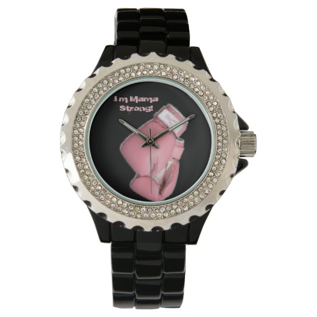 Jag är Mamma Strong! Armbandsur (Framsida)