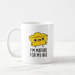 Jag är mamma till min ålderdomliga Cheese Pun Kaffemugg